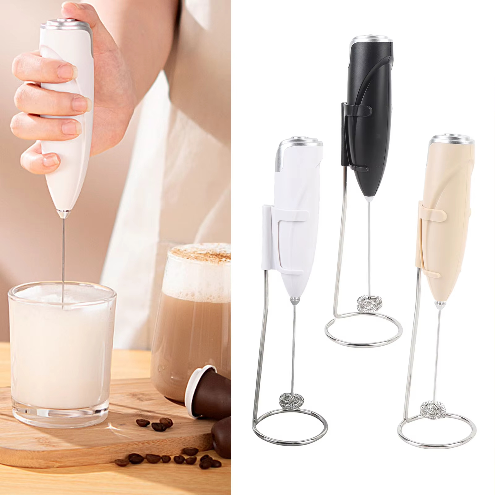 Hand Mixer Electric - 1 set of electric milk mixer+egg
