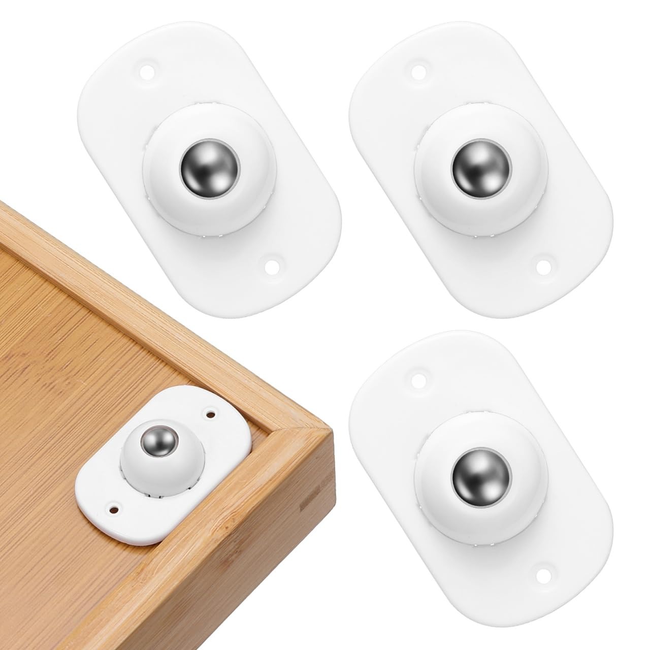 Kitchen Appliances White - 8 Pcs Self Adhesive Caster Wheels