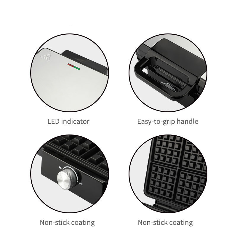 Reemix 4-Slice Belgian Mini Wa - огляд і ціна Waffle Iron Belgian