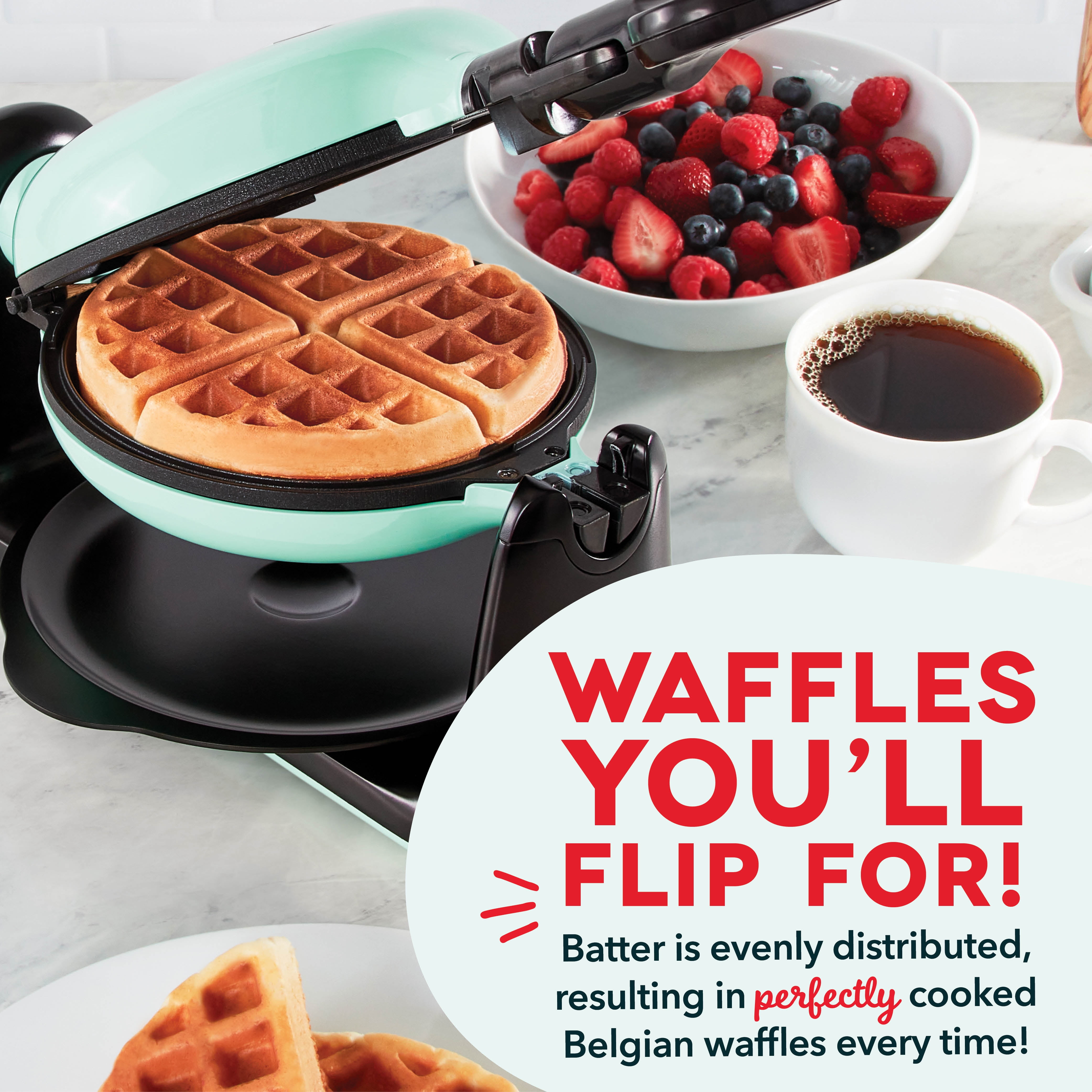 Flip Belgian Waffle Maker – 1” - огляд і ціна Waffle Iron Belgian