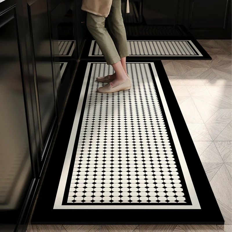 VIKAMA 2 Pcs Kitchen Rug Set N - огляд і ціна Kitchen Appliances White