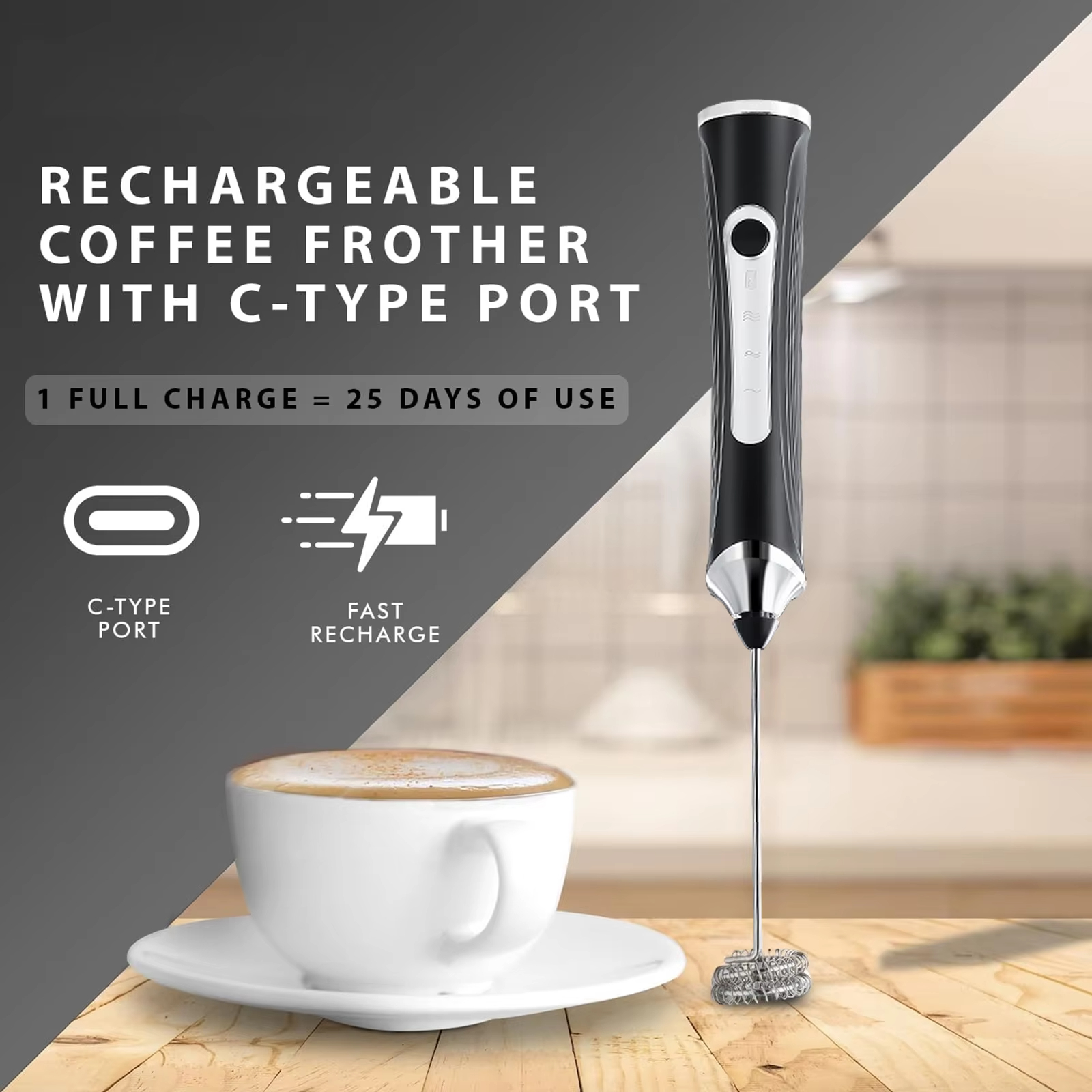 Electric milk frother, milk co - огляд і ціна Kitchen Appliances Germany