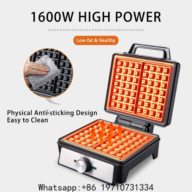 Waffles Maker 2 Slices Adjusta - огляд і ціна Waffle Iron Belgian