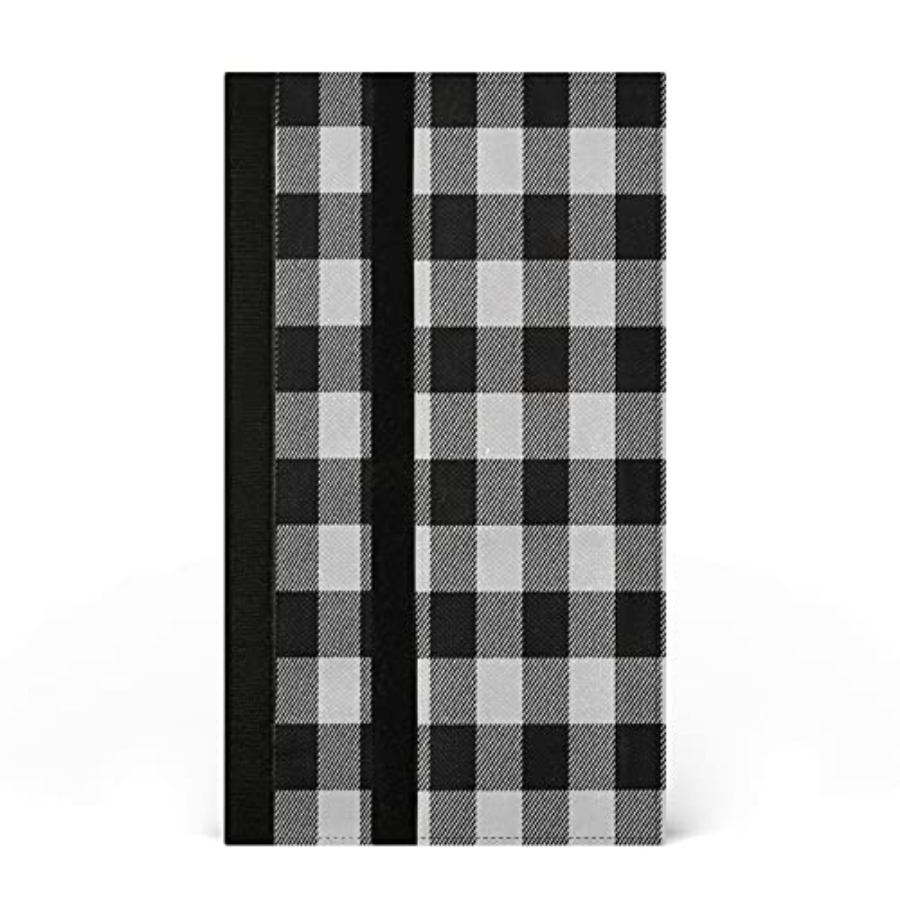 2Pcs White Black Buffalo Plaid - огляд і ціна Kitchen Appliances White