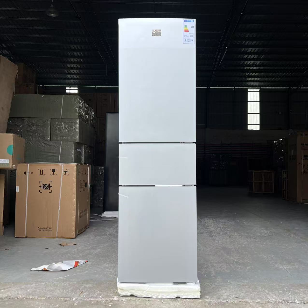 250L Vertical 3 Door Fridge Si - огляд і ціна Kitchen Appliances Direct