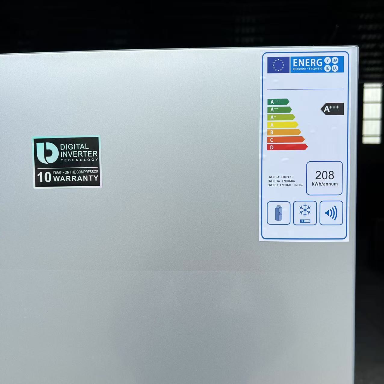 250L Vertical 3 Door Fridge Si - огляд і ціна Kitchen Appliances Direct