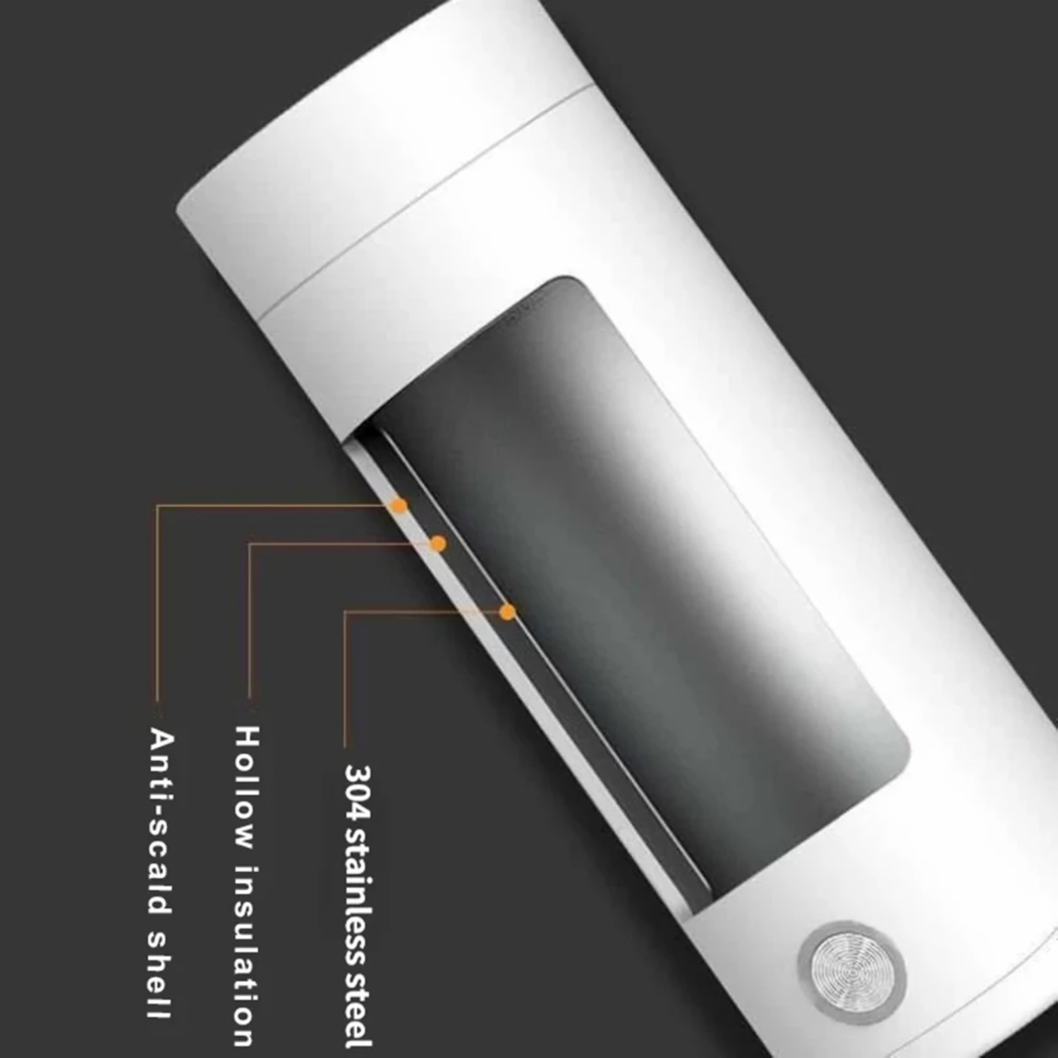 400ml Portable Smart Water Ket - огляд і ціна Kitchen Appliances White