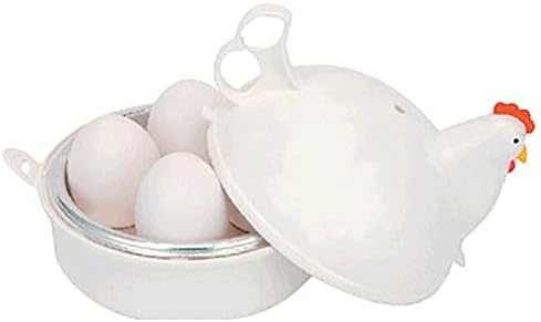 Chicken Shaped Microwave Eggs  - огляд і ціна Kitchen Appliances White