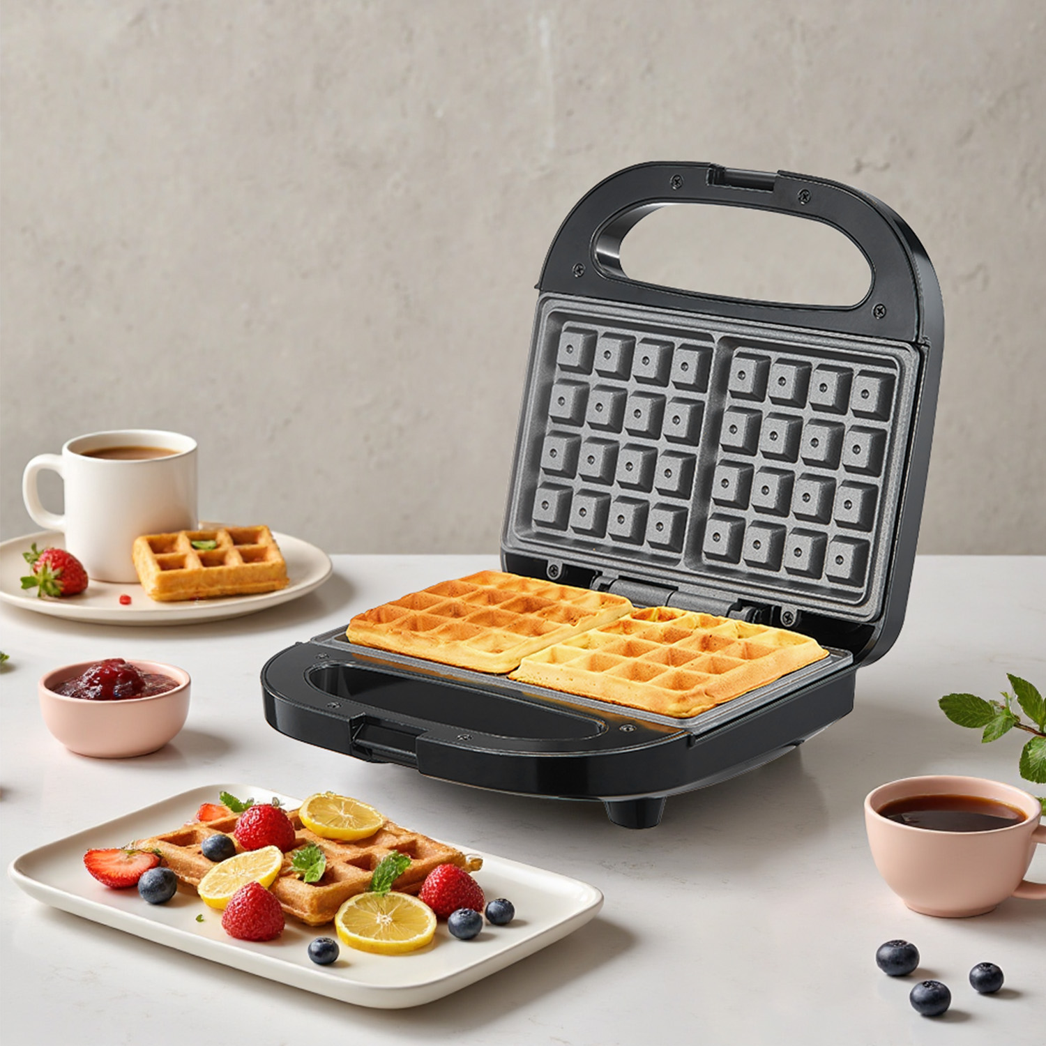 2-Slice Belgian Waffle Maker,  - огляд і ціна Waffle Iron Belgian