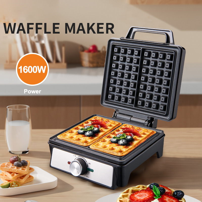 Waffles Maker 2 Slices Adjusta - огляд і ціна Waffle Iron Belgian