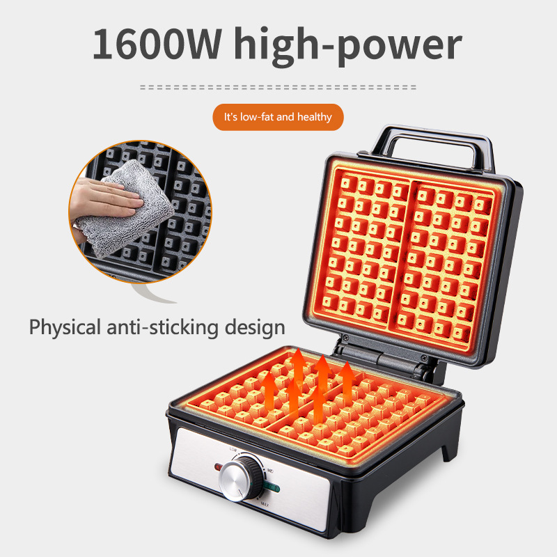 Waffles Maker 2 Slices Adjusta - огляд і ціна Waffle Iron Belgian