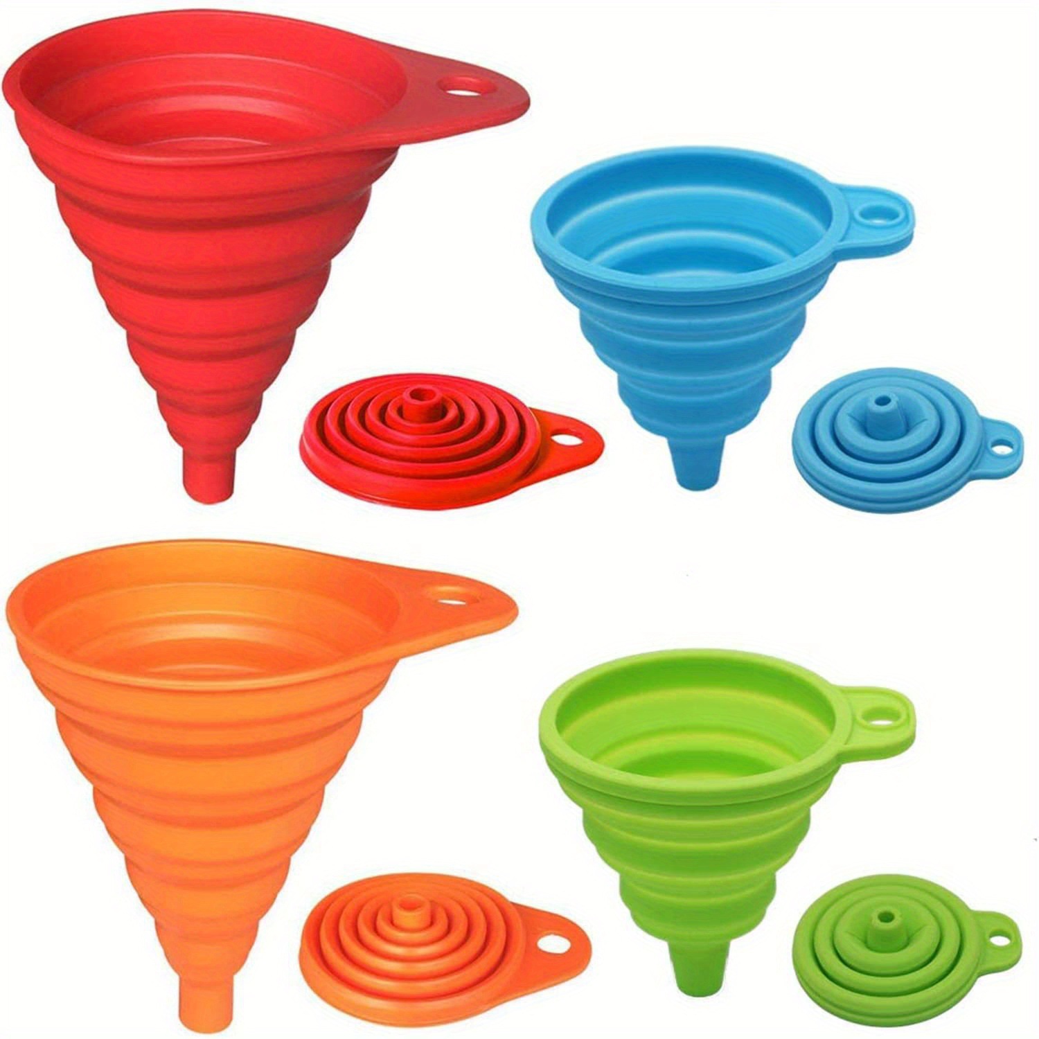 1/2/4PCS Silicone Collapsible  - огляд і ціна Kitchen Appliances Brand