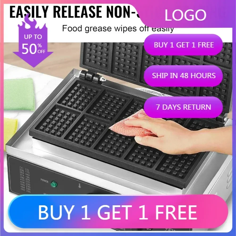 BestsellerVEVOR Premium Waffle - огляд і ціна Waffle Iron Belgian