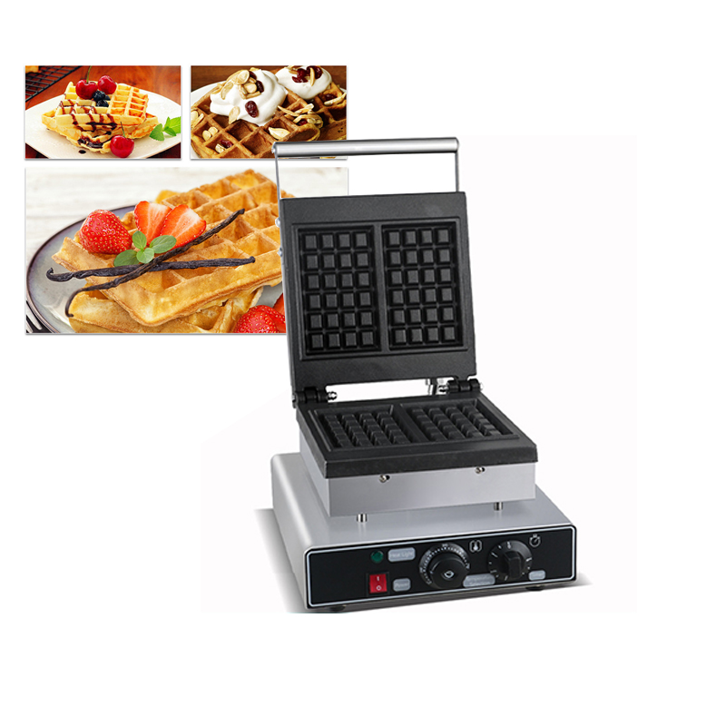 Non-Stick Waffle Maker Square  - огляд і ціна Waffle Iron Belgian