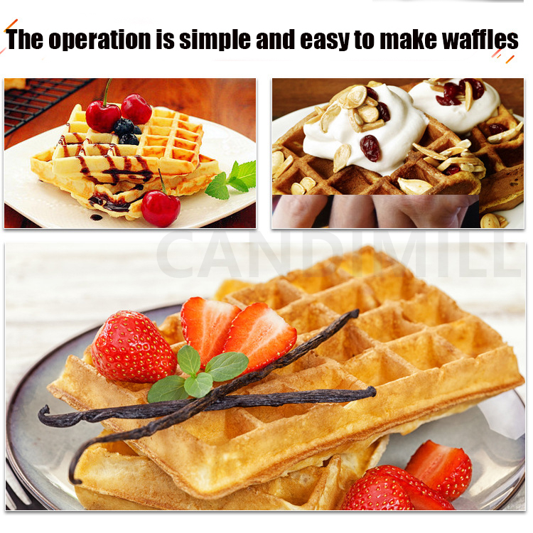 Non-Stick Waffle Maker Square  - огляд і ціна Waffle Iron Belgian