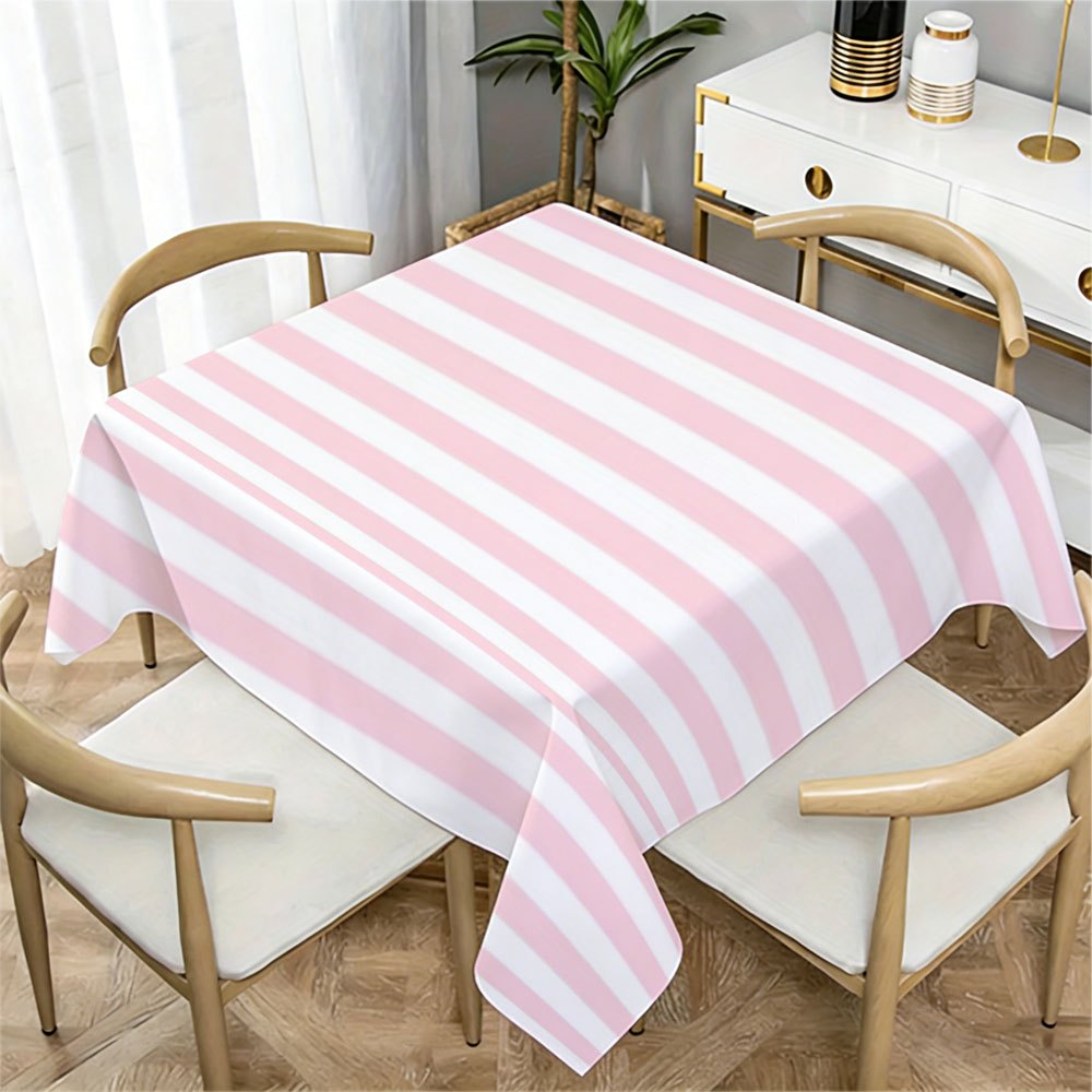 Pink White Striped Rectangle T - огляд і ціна Kitchen Appliances White