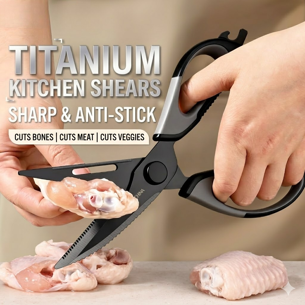 Kitchen scissors Titanium Chic - огляд і ціна Kitchen Appliances Brand