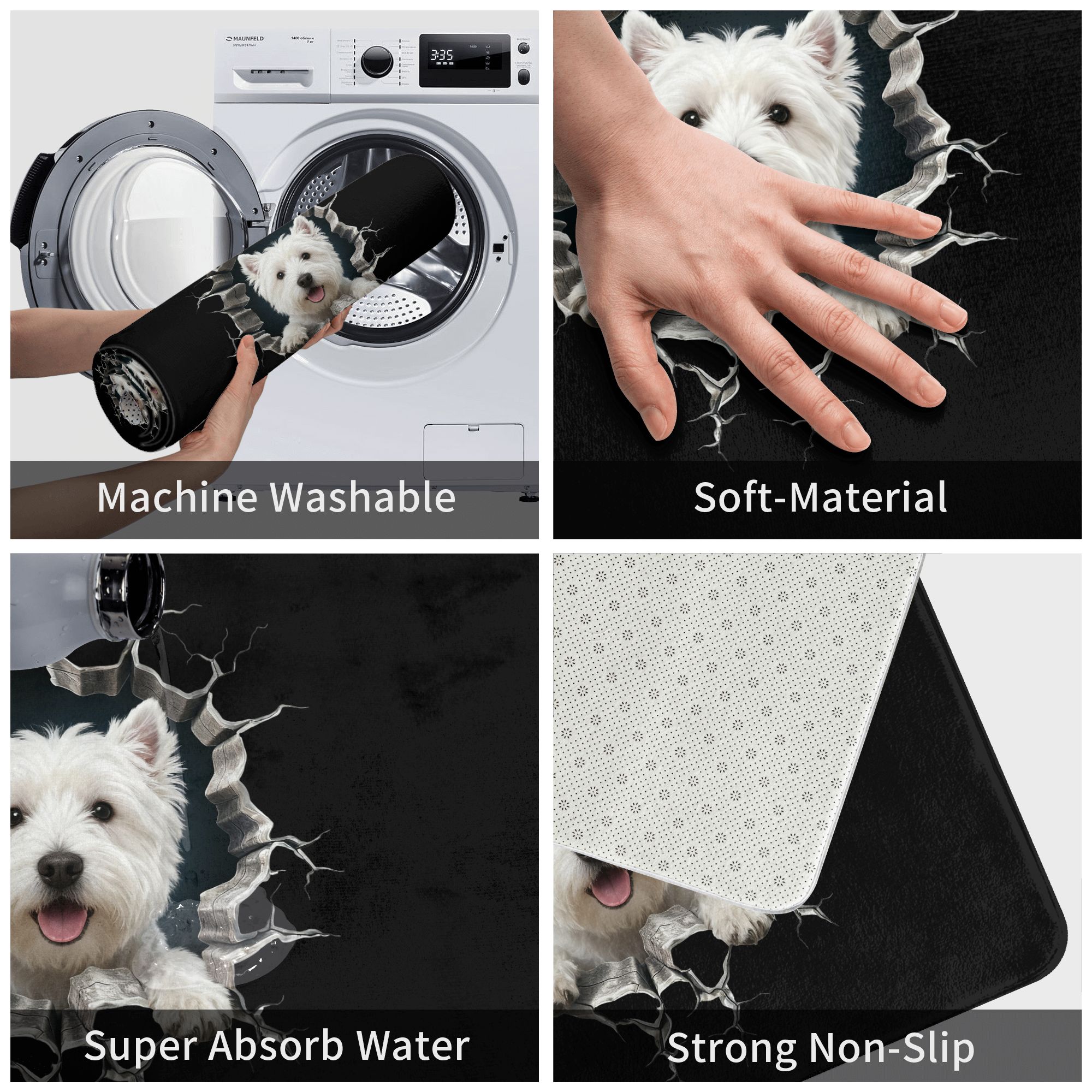 West Highland White Terrier Fl - огляд і ціна Kitchen Appliances White