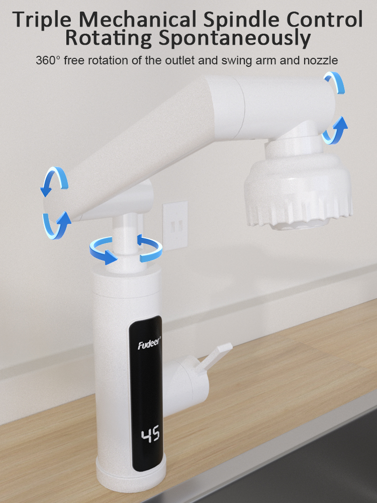 Fudeer Electric Instant Water  - огляд і ціна Kitchen Appliances White