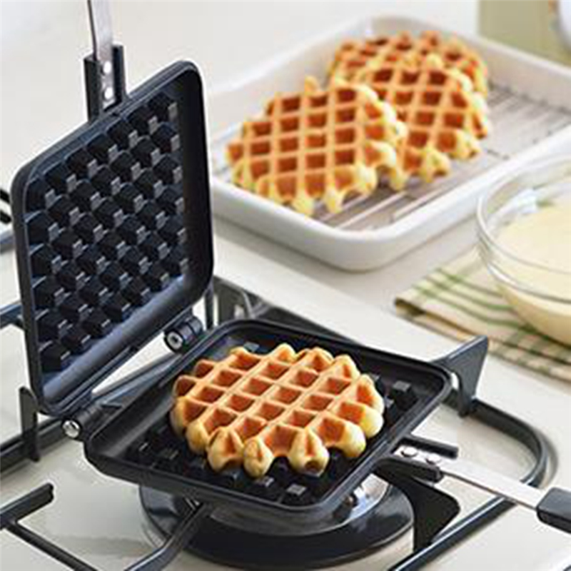 1 PCS Stove Top Waffle Iron Pl - огляд і ціна Waffle Iron Belgian
