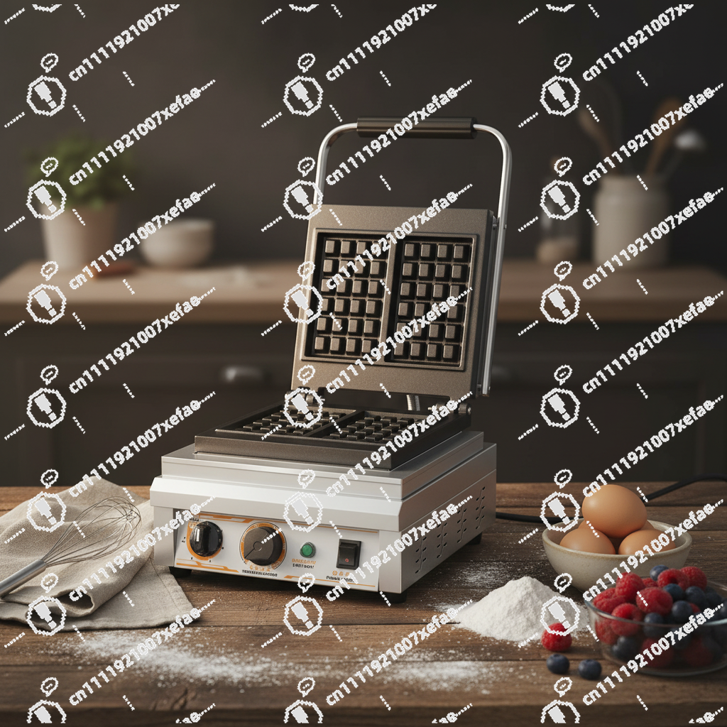 Commercial Waffle Bread Maker  - огляд і ціна Waffle Iron Belgian
