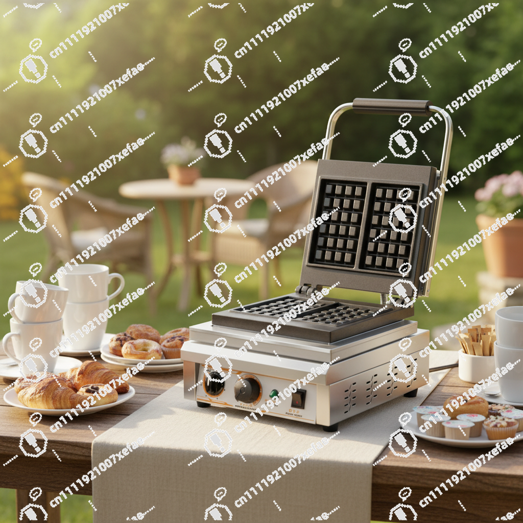 Commercial Waffle Bread Maker  - огляд і ціна Waffle Iron Belgian