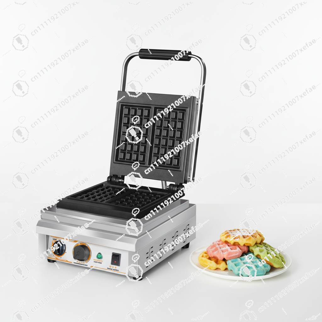 Commercial Waffle Bread Maker  - огляд і ціна Waffle Iron Belgian