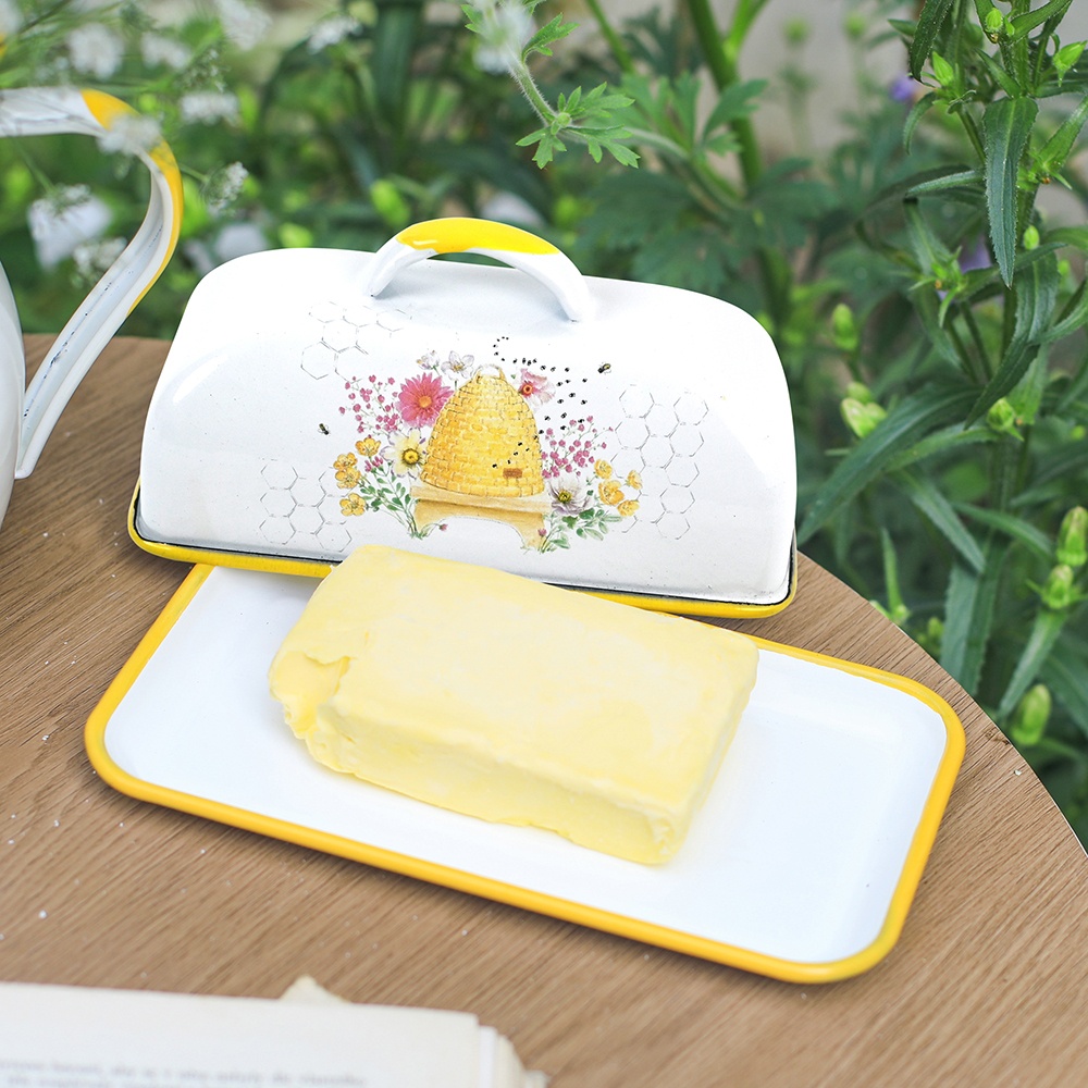 Menschy Enamel Butter Dish Che - огляд і ціна Kitchen Appliances Brand
