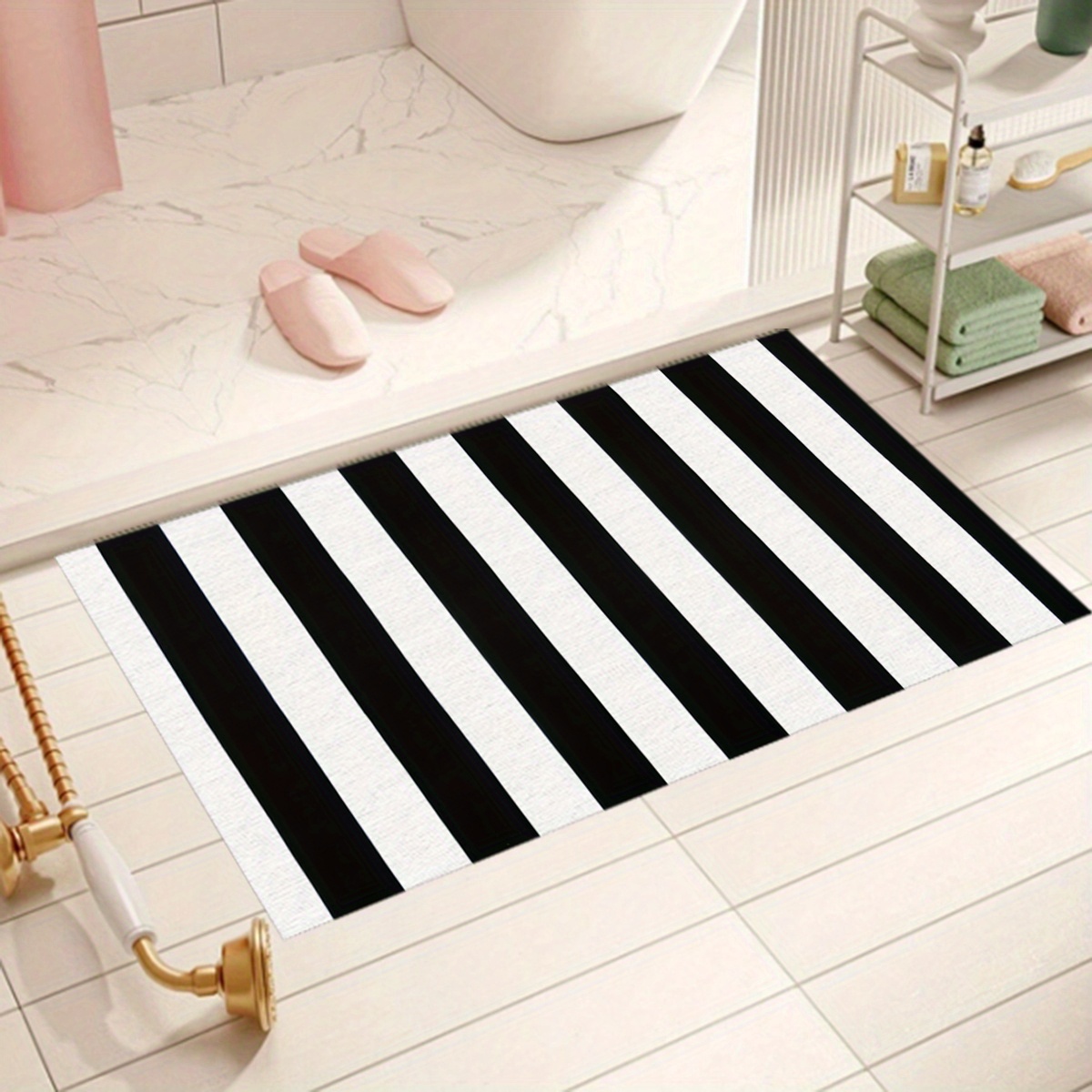 Black White Stripes Entrance D - огляд і ціна Kitchen Appliances White