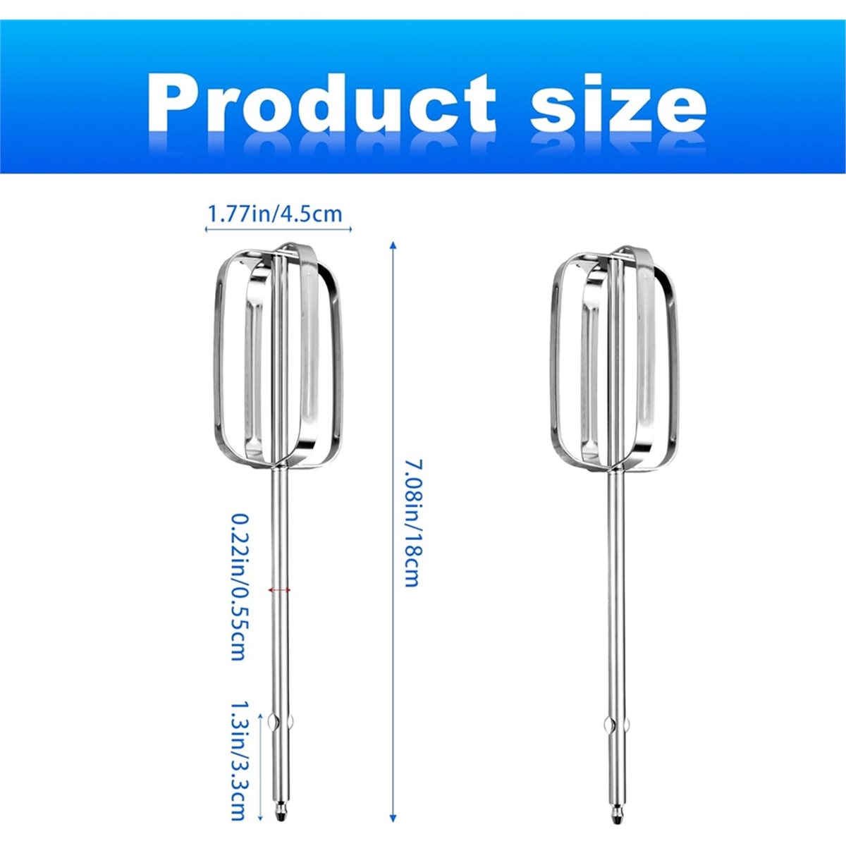 2pcs Hand Mixer Beaters Attach - огляд і ціна Hand Mixer Electric