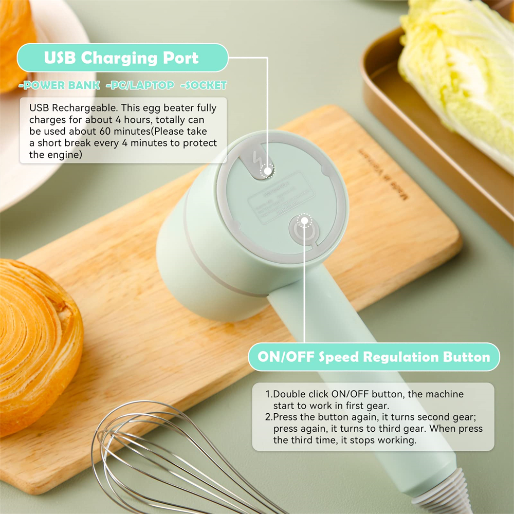 Portable Blender Mixer Kitchen - огляд і ціна Hand Mixer Electric